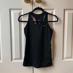 Black Nike Dry Fit Tank Top (WITH POCKETS)